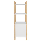 Highboard White 80x40x121 cm Engineered Wood 345699