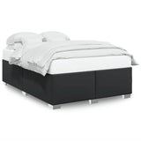 Bed Frame without Mattress Black Full Faux Leather 3284579