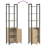 Book Cabinet Sonoma Oak 40 x 24 x 161 cm Engineered Wood 883851