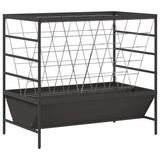 Livestock Feeder Black 100 x 60 x 90 cm Cold-Rolled Steel 874657