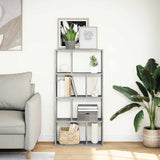 Bookcase Concrete Grey 60x20x120,5 cm Engineered Wood 858150