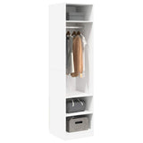 Wardrobe White 50x50x200 cm Engineered Wood 800234