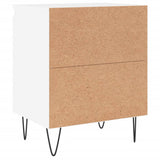 Bedside Cabinets 2 pcs White 40x30x50 cm Engineered Wood 826829