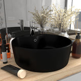 Luxury Wash Basin with Overflow Matt Black 36x13 cm Ceramic 147041