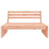 Garden Middle Sofa Natural Wood Solid Douglas Fir wood Medium 825749