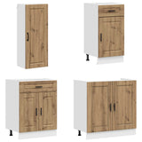 Kitchen Unit PORTO 8 pcs Artisan Oak Engineered Wood 3438172