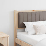 Upholstered Headboard Brown 180 cm Solid Pine Wood 879052