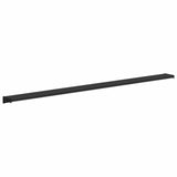 Window Sill Black with wood grain 140 x 15 x 4.5 cm PVC 42046844