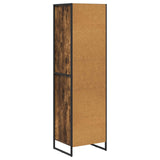Book Cabinet Smoke Oak 43 x 36 x 150.5 cm Engineered Wood 886626