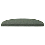 Self-adhesive Stair Mats 15 pcs Dark Green 80 x 24.5 x 3.5 cm 42038643