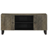TV Cabinet Black 105x33x46 cm Solid Wood Mango 4017684