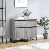 Sideboards 2 pcs Grey Sonoma 40x35x70 cm Engineered Wood 831177