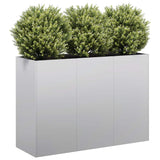 Planter 120x40x80 cm Galvanised Steel 860722
