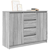 Sideboard with Drawers Grey Sonoma 100.5x35x76 cm Engineered Wood 3328449