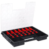 Assortment Boxes 5 pcs with Adjustable Dividers 385x283x50 mm Plastic 146273