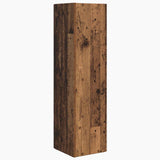 Corner Cabinet Old Wood 27.5x27x102cm Engineered Wood 889853