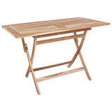 Garden Furniture Set 5 pcs Natural Solid Teak Wood 3418860