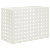 Air Conditioner Cover White 100 x 50 x 70 cm Steel 8014130