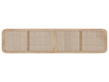 Headboard with Headboard Natural 180 x 55x 3 cm Rattan 42011566