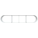 Garden Raised Bed Brown 400 x 80 x 44 cm Steel 42008137