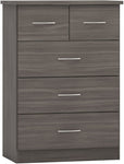 ZNTS Nevada 3+2 Drawer Chest 100-102-145