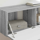 TV Wall Cabinet 2 pcs Grey Sonoma 98 x 31 x 29.5 cm 892242