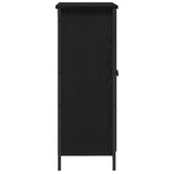 Sideboard Black Oak 70 x 30 x 80 cm Engineered Wood 862975
