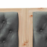 Headboard Other Brown and dark grey 200 cm Solid pine wood 878990