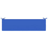2-Piece Bench Cushions SOEST 2 pcs 100% Polyester Royal Blue 949925