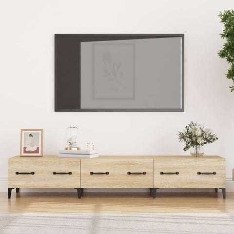 TV Cabinet Sonoma Oak 150x34,5x30 cm Engineered Wood 812648