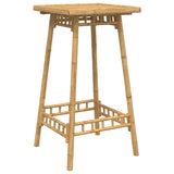 Outdoor Bar Table Square 55x55x100 cm Bamboo 4108229