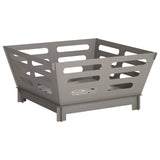 Fire Pit Rusty 60 x 60 x 30 cm Weathering Steel 8012595