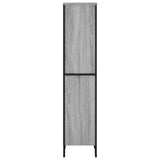 Bookcase Grey Sonoma 50x31x137.5 cm Engineered Wood 848612