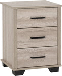 ZNTS Oliver 3 Drawer Bedside 100-103-099