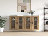 Wall Mounted Cabinets 2 pcs Artisan oak 69.5 x 34 x 90 cm 3394585