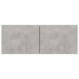 8 Piece TV Cabinet Set Concrete Grey Engineered Wood 3079068