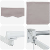 Manual Retractable Awning with LEDs 3 x 2 m 3419204