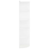 Corner Shelf 5-Tier 41.5 x 41.5 x 178 cm Engineered Wood White 8016326