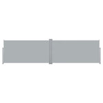 Retractable Side Awning 160x600 cm Grey 42180