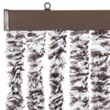 Insect Curtain Brown and Beige 90x200 cm Chenille 315130