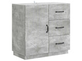 Sideboard Concrete Grey 66 x 34.5 x 87 cm Engineered Wood 895318