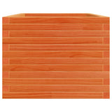 Garden Planter Wax Brown 90x60x46 cm Solid Wood Pine 3282456