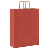Paper Bags 250 pcs with Handles Red 32x12x42 cm 4101984