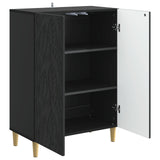 Sideboard Black 66 x 34.5 x 90 cm Engineered Wood 895046