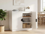 Sideboard VENRAY High Gloss White 66 x 33 x 77.5 cm 8019986