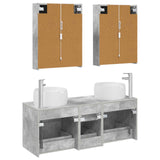 Bathroom Furniture Set 5 pcs Concrete Grey 3407050