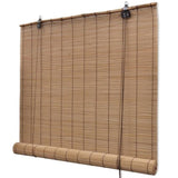 Bamboo Roller Blinds 2 pcs 150 x 220 cm Brown 3057521
