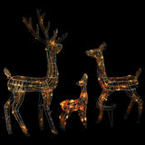Reindeer Family Colourful Acrylic 329796