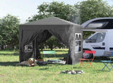 2 x 2 m Garden Pop Up Gazebo, Wedding Party Tent Marquee, Water Resistant Awning Canopy with T3398P314109