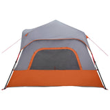 Instant Tent Grey and Orange 340 x 280 x 190 cm 42017483
